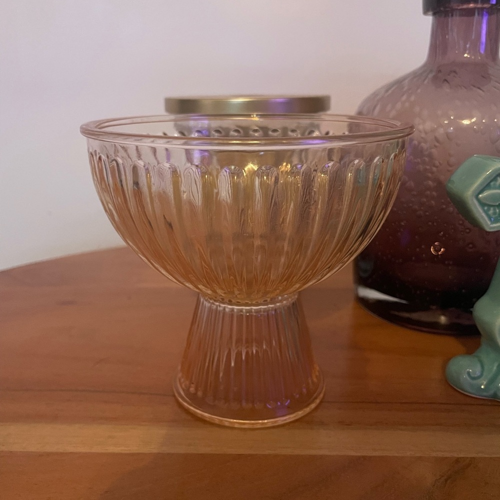 Target Bullseye Tangerine Pedestal Catch Dish - Picture 1 of 5